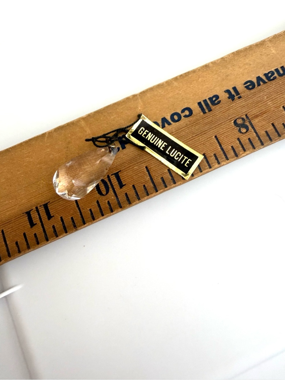 Genuine Lucite Pendant